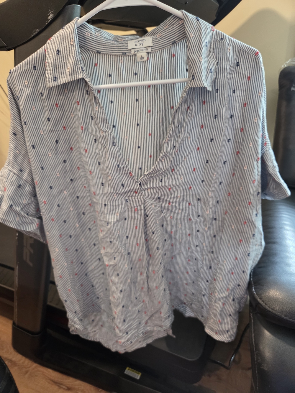 Light Blue crown & ivy Blouse